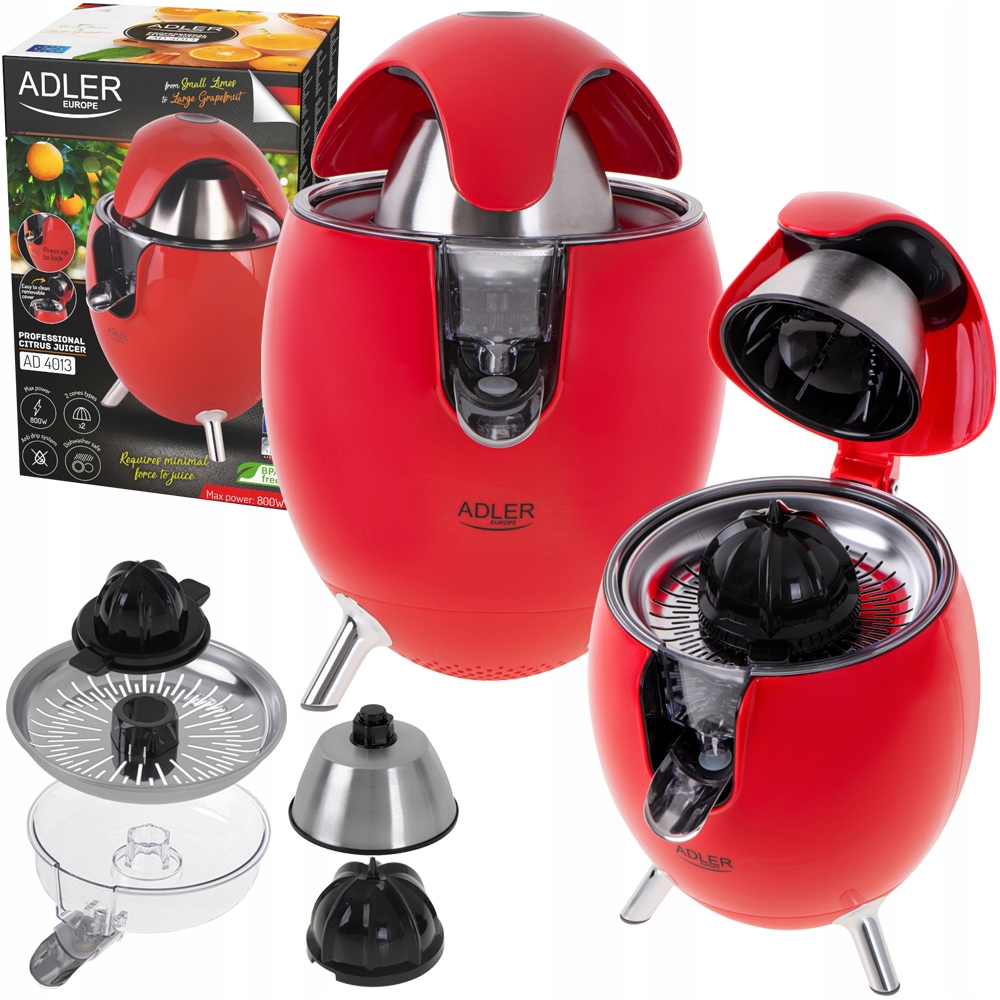 ELEKTRYCZNA WYCISKARKA DO CYTRUSÓW CYTRYN 2 STOŻKI