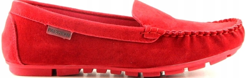 Pohodlné Mokasíny Z Kůže 2210 Červené 37