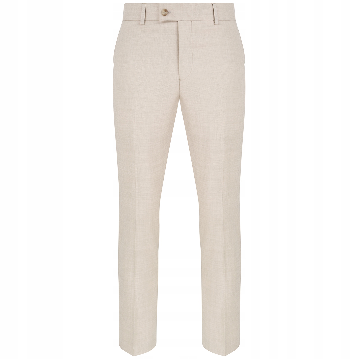 Elegantní béžové kostýmkové kalhoty Pako Lorente vel 92/182