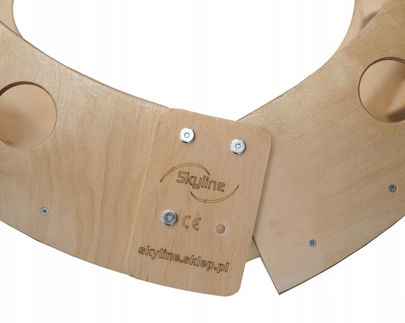 Bujak Montessori Drewniany XL duży dla dzieci Składany Solidny Lakierowany Wiek dziecka 3 m +