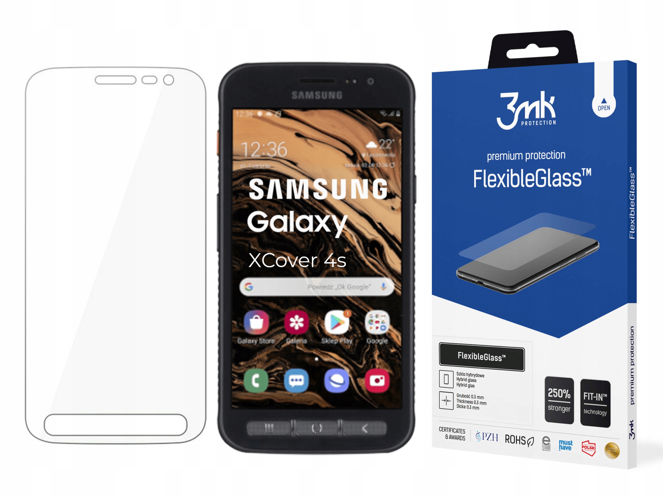 

3mk Szkło FlexibleGlass do Samsung Xcover 4s