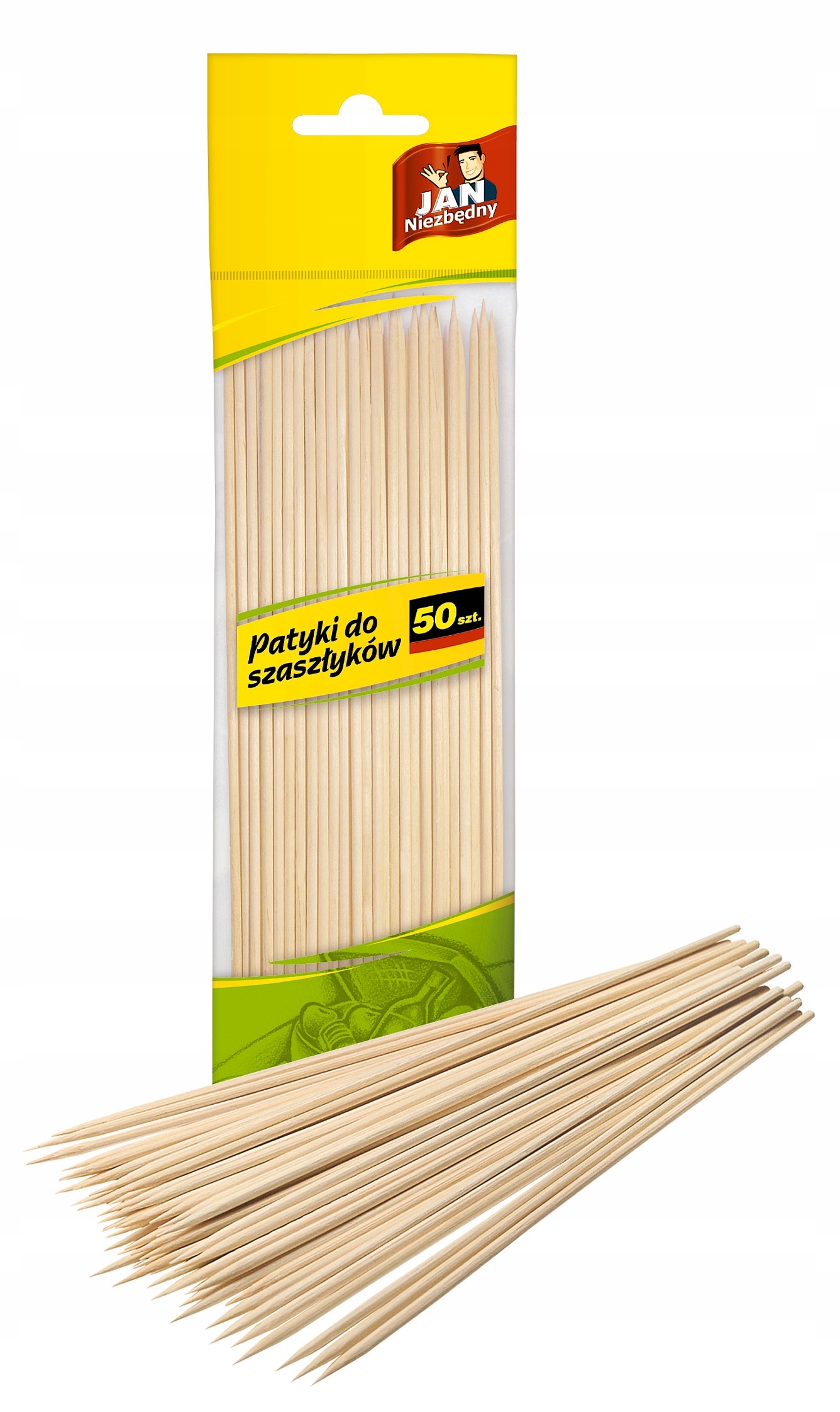 JAN NIEZBĘDNY PATYKI DO SZASZŁYKÓW 50SZT