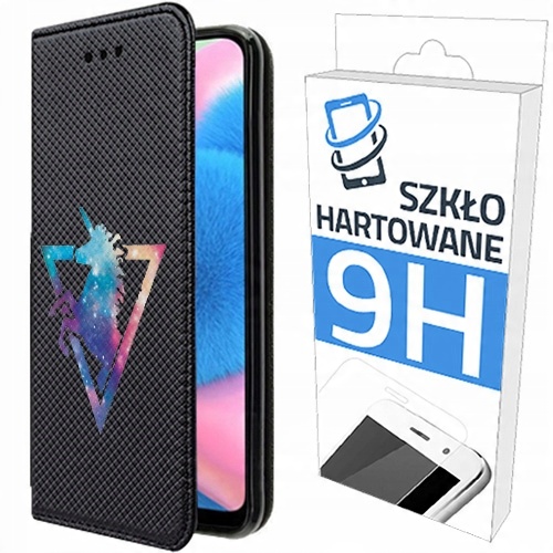 

150wz Etui Z Klapką + Szkło do Samsung Galaxy A30S