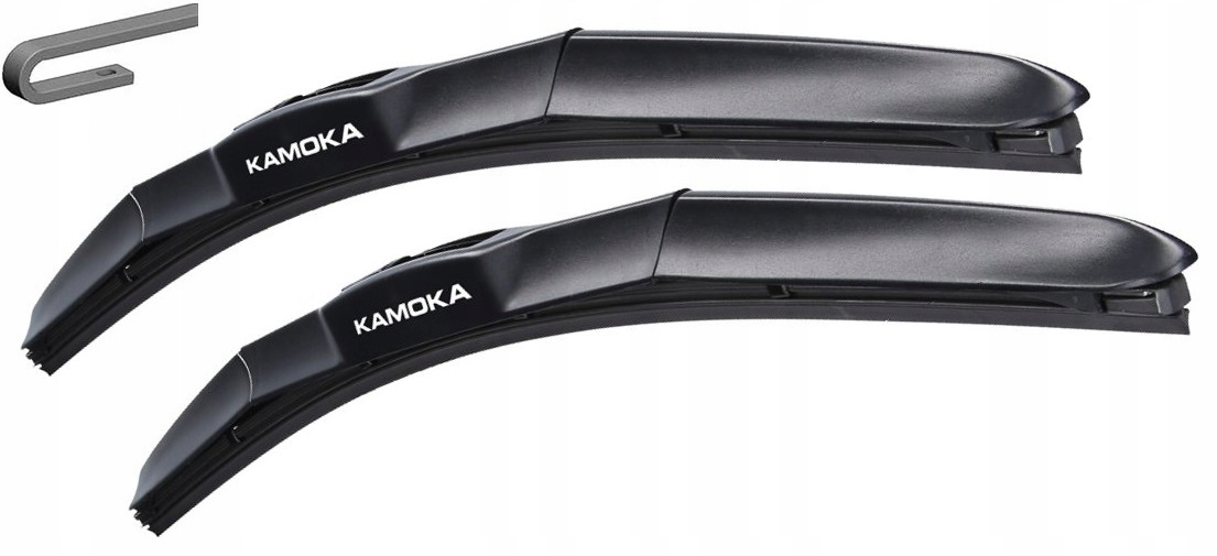 Komplet 2SZT 2X Pióro Wycieraczki Samochodowe Hybrydowe Kamoka