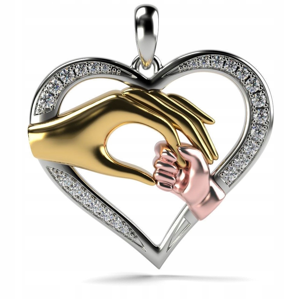 

Naszyjnik przyjażni Serce Dla Mamy, dziecko i mama