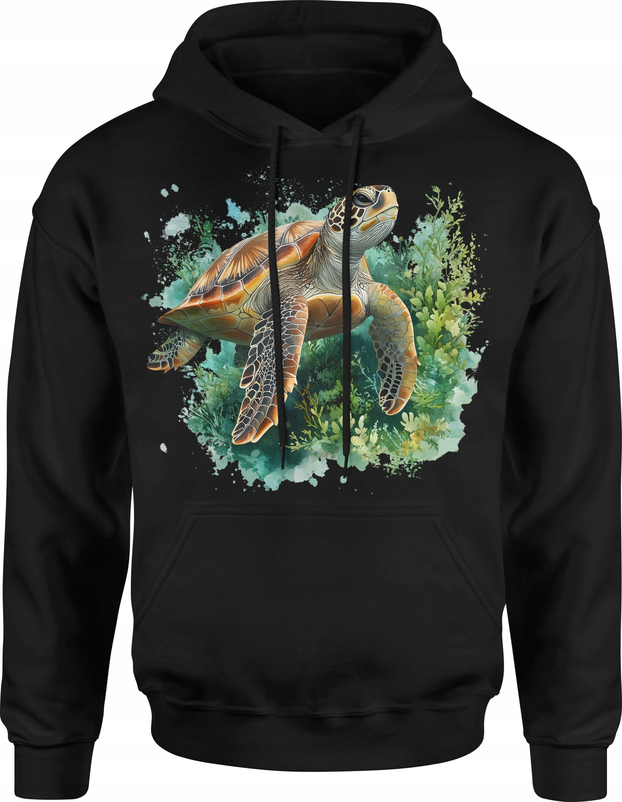Bluza Męska Żółw Z Żółwiem Ze Zwierzętami Nurek Rafa Koralowa Woda L