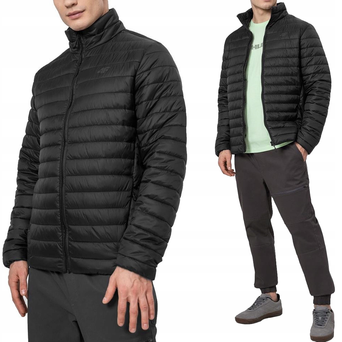 

4F Męska Kurtka Pikowana Puchowa Czarna L