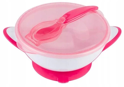 BabyOno MISECZKA Z PRZYSSAWKĄ I ŁYŻECZKĄ