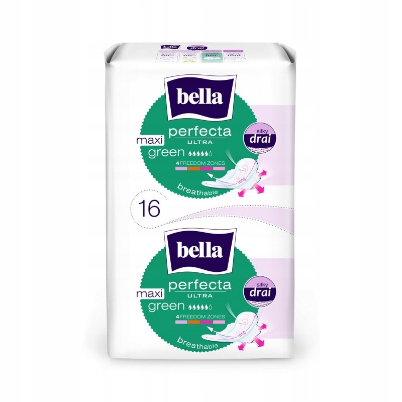 

Podpaski Bella Perfecta Ultra Maxi Green 16 szt.
