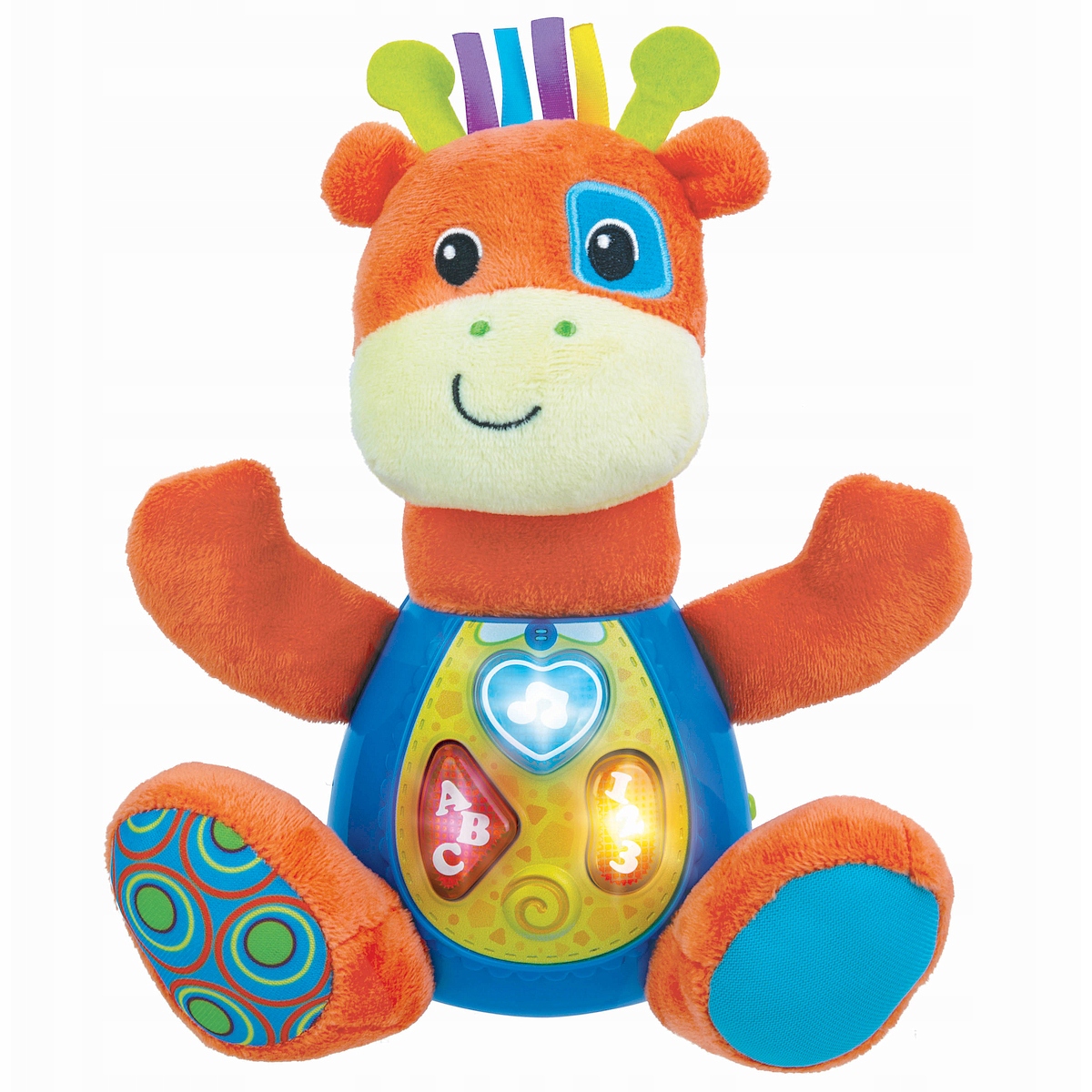 SMILY PLAY Żyrafa przytulak interaktywny mówi nauka