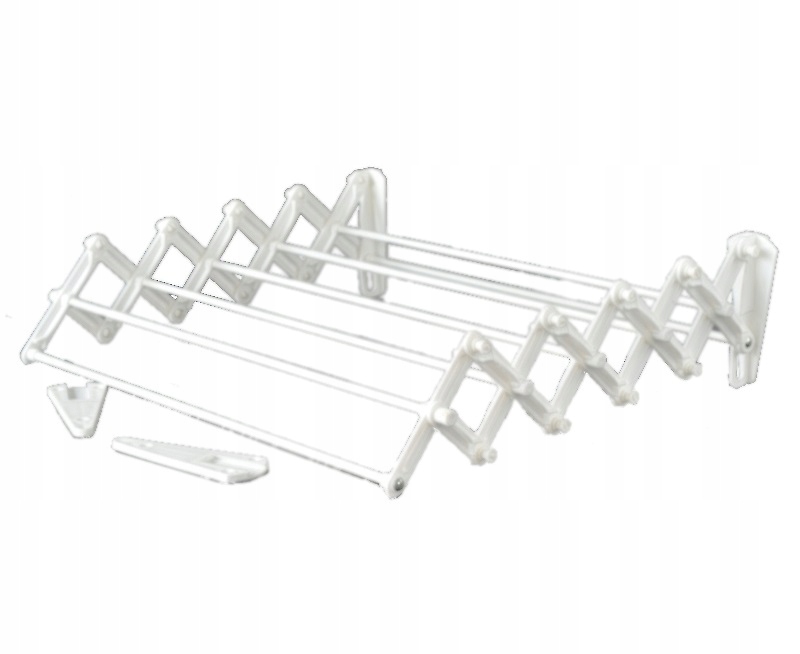 Levně Sušák na prádlo balkonový nástěnný do koupelny na prádlo 60 cm