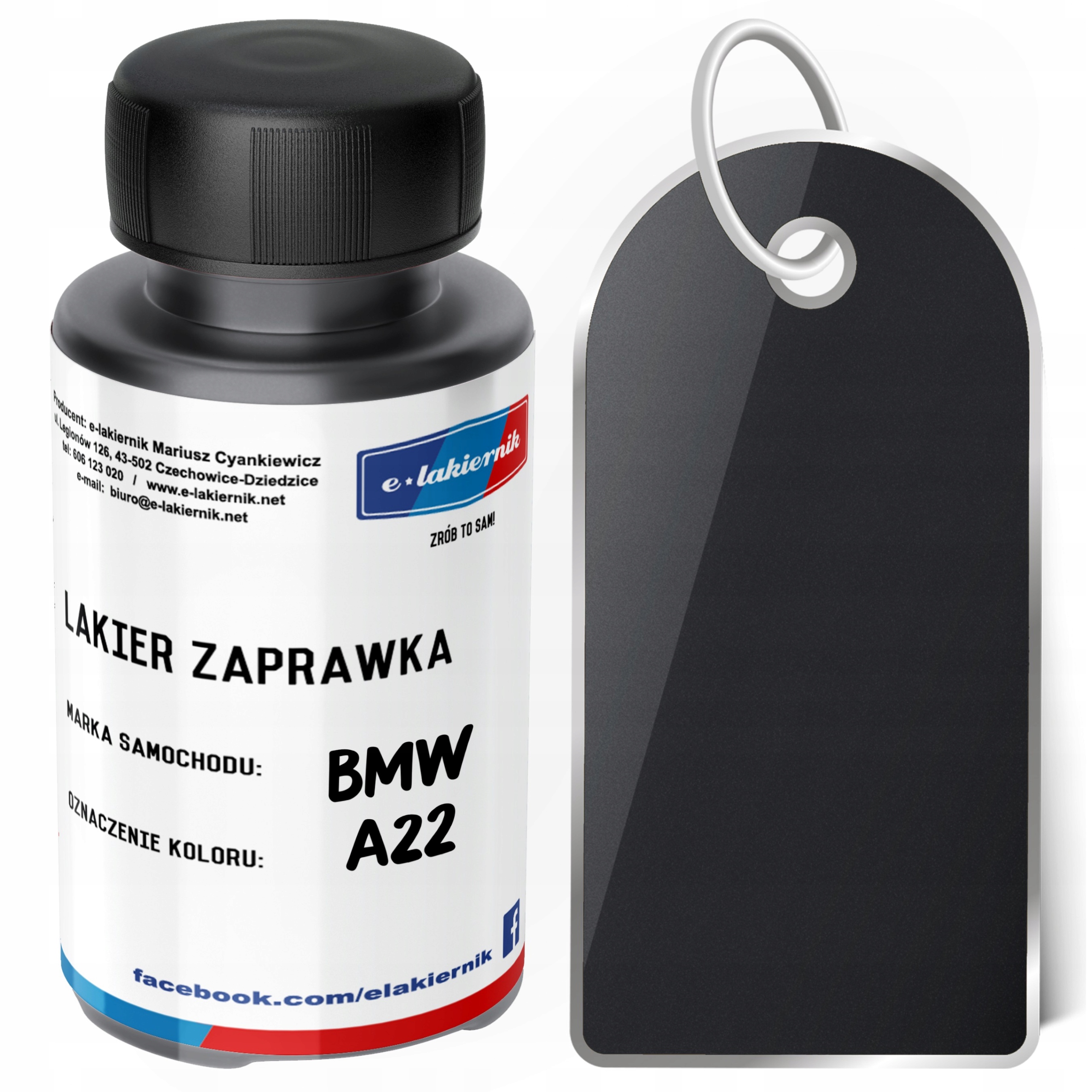 

e-lakiernik Lakier Zaprawka Pędzelek Rys Bmw A22