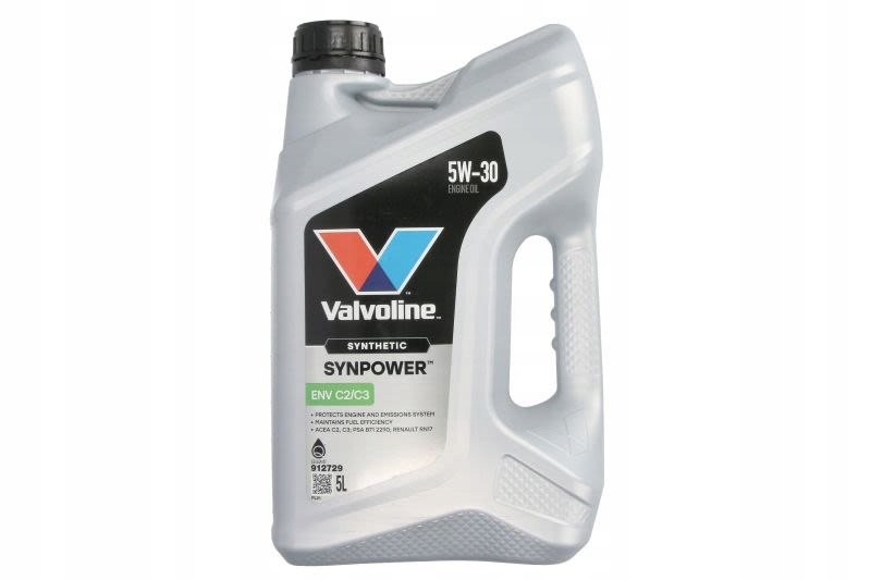 Motorový olej Synpower (5L) 5W30 Api Sp Acea C2 C3 Fiat 9.55535 Valvoline