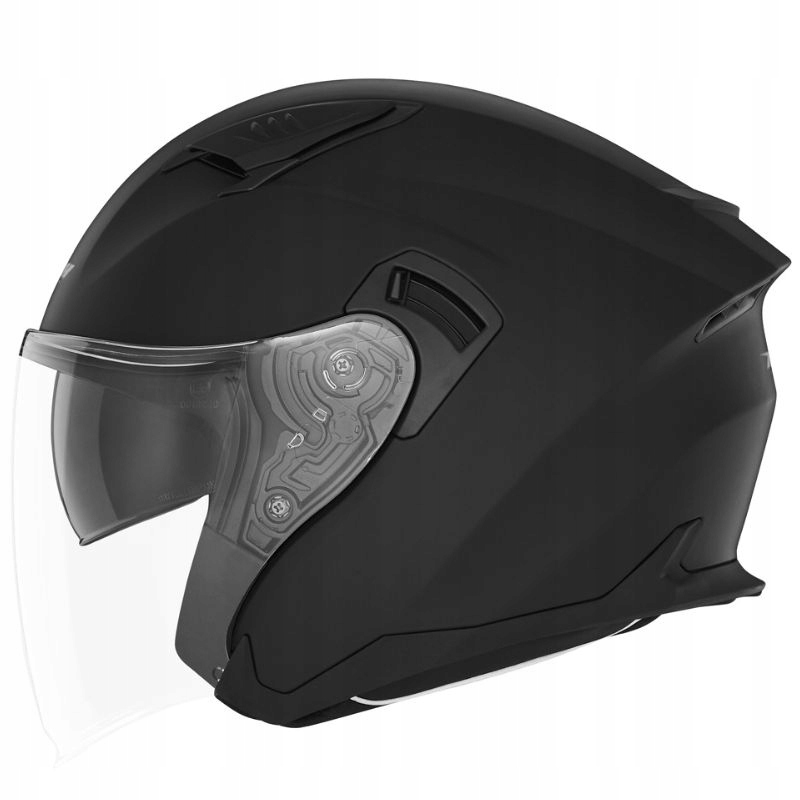 Motocyklová Prilba Nox Otvorená Je S Blendou N130 Solid Čierna Mat XL
