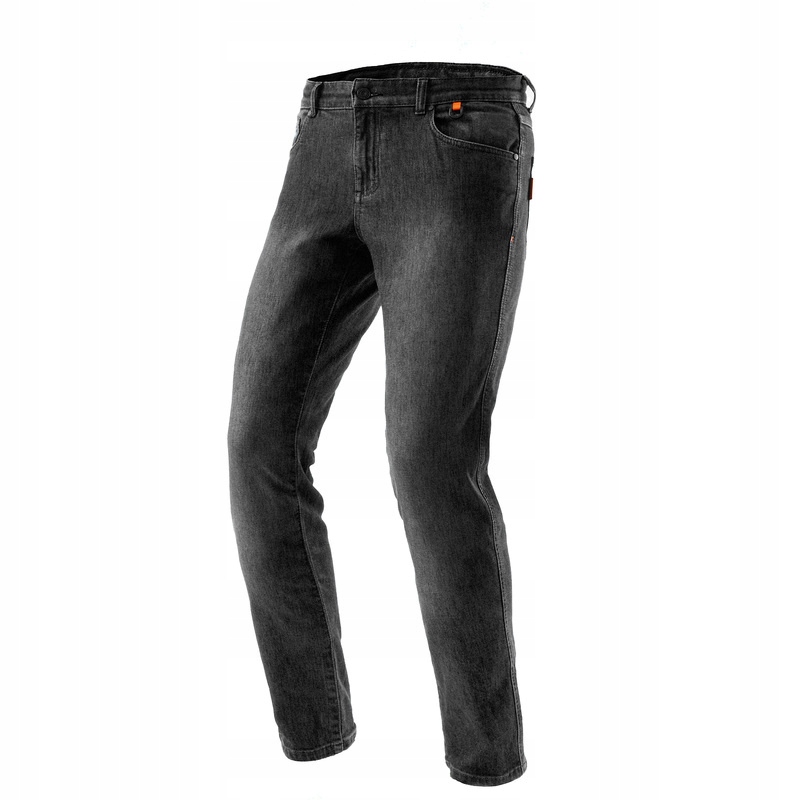 Motocyklové Džínsy Rebelhorn Bronco Washed Black Monolayer 40/34