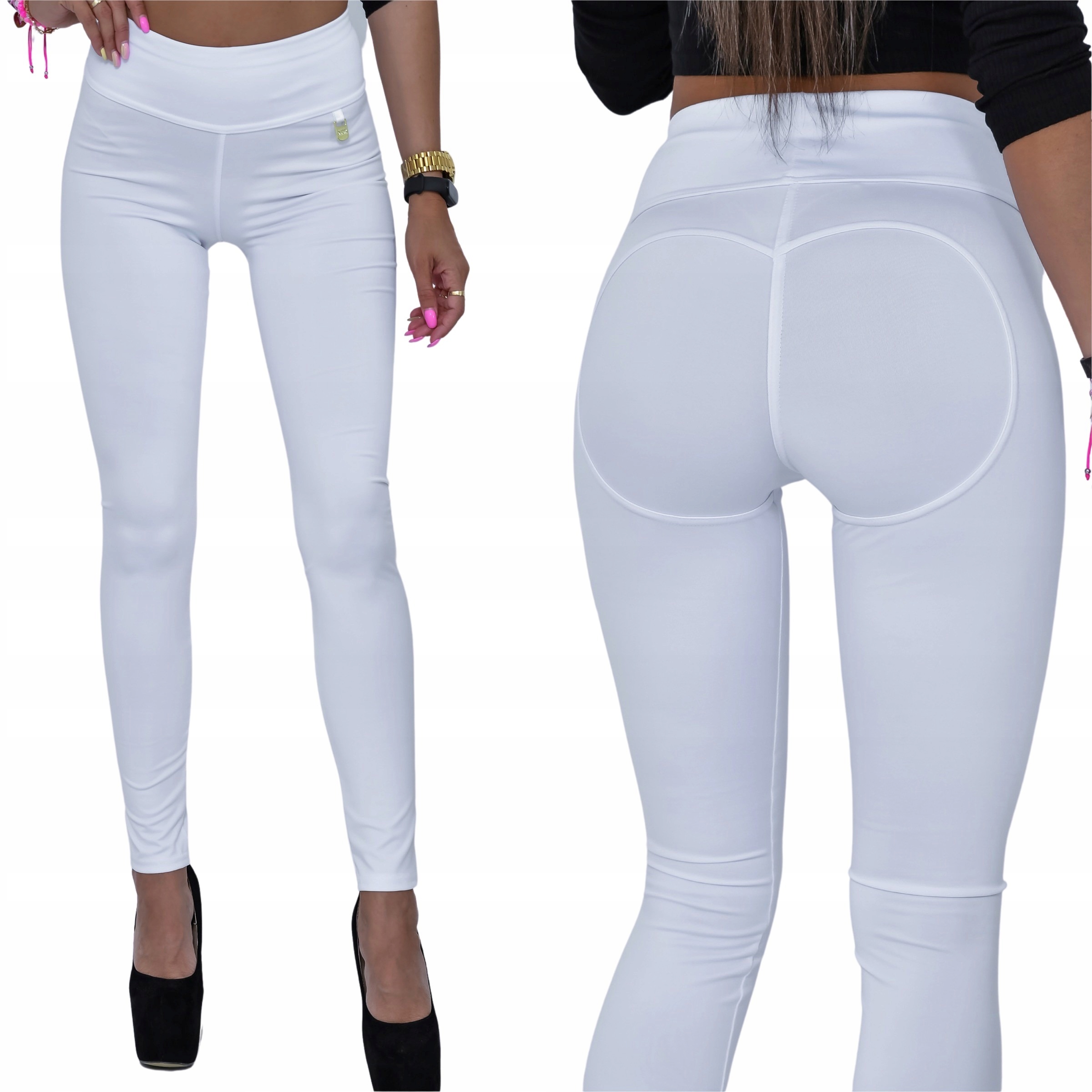 

Legginsy Push Up! Produkt Polski! White! S