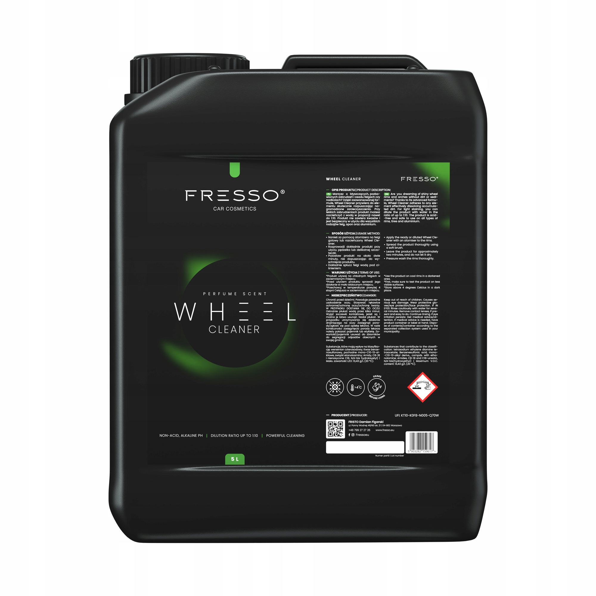 Fresso Wheel Cleaner 5L płyn do czyszczenia felg