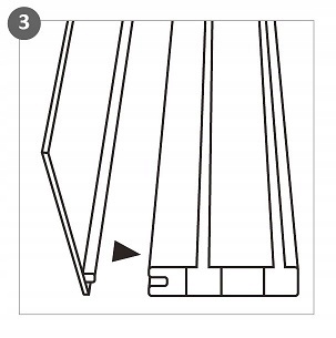 KARNISZ SUFITOWY PODWÓJNY 140 CM Z OSŁONĄ SZYNA SUFITOWA Z AKCESORIAMI RENA Rodzaj szyny dwutorowa