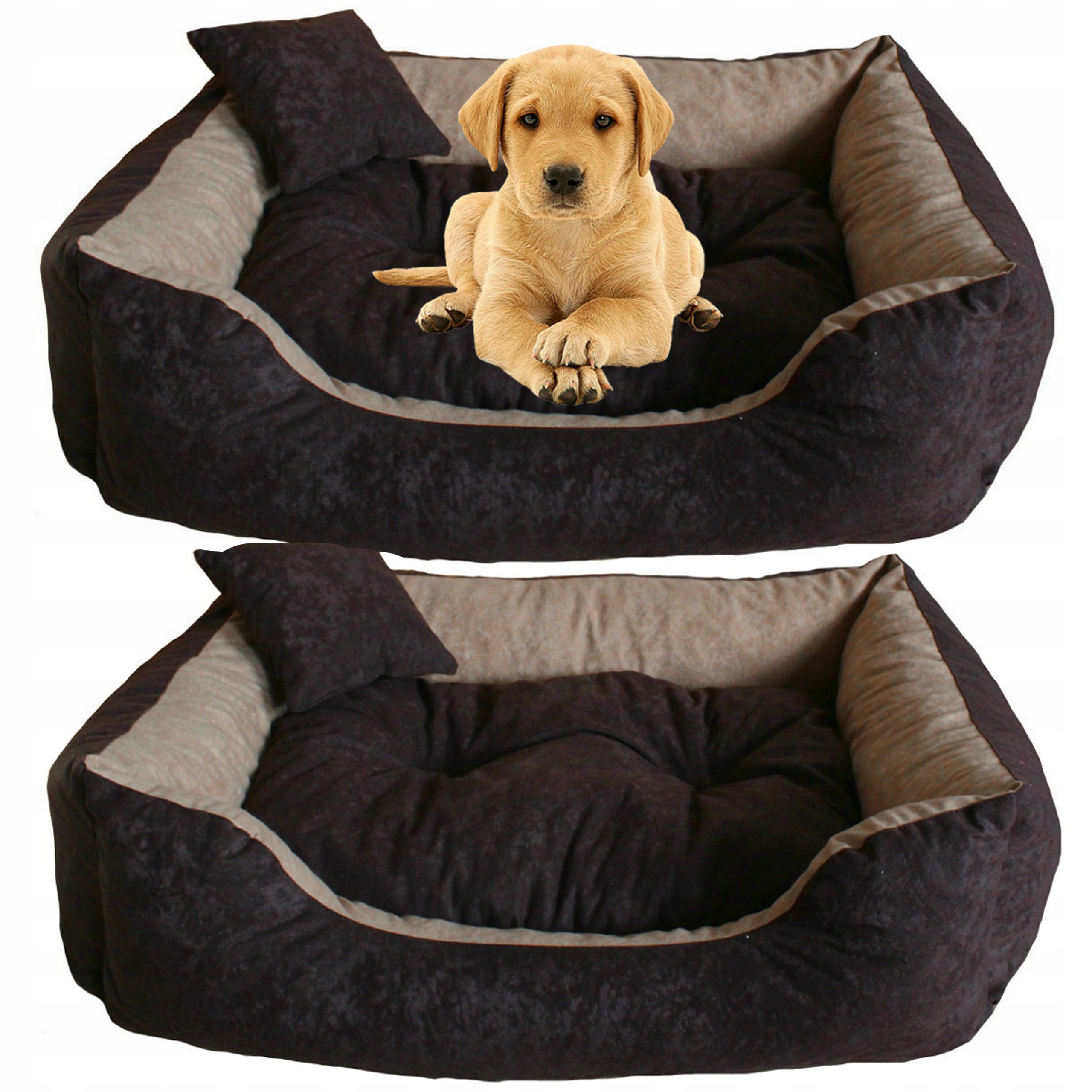 Legowisko Dla Psa Kota Miękkie Kojec 80x60 cm XL Dla Jamnika Beagla