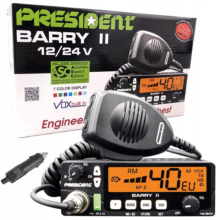 

Cb Radio President Barry Asc Nb 12V/24V
