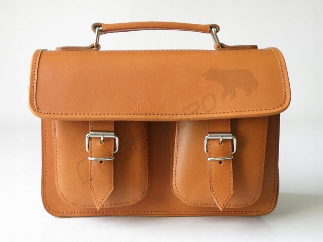 HIT Torba Vintage Skóra Jucht Naturalna 0447 Model 0447