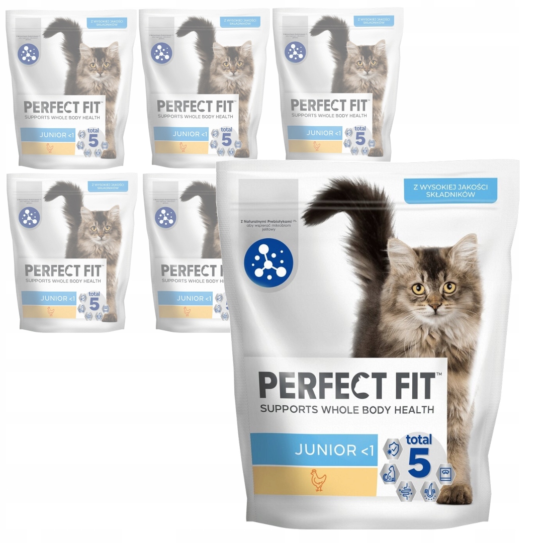 Levně Perfect Fit Junior Suché Krmivo Pro Koťata S Kuřecím Masem 6x750g