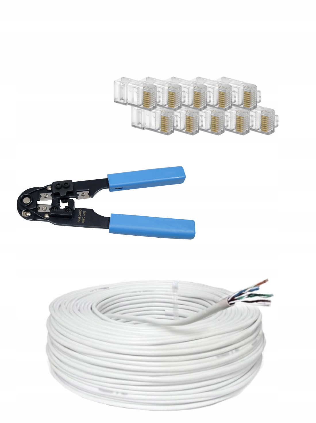 ZESTAW DO MONITORINGU 6 ZEWNĘTRZNE KAMERY IP POE CZARNE 8Mpx MIKROFON DVS Marka DVS