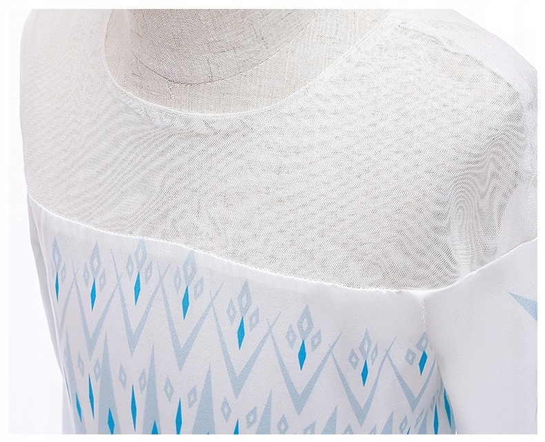 Strój sukienka Elsa Kraina Lodu 2 biała Frozen 140 Marka TCN