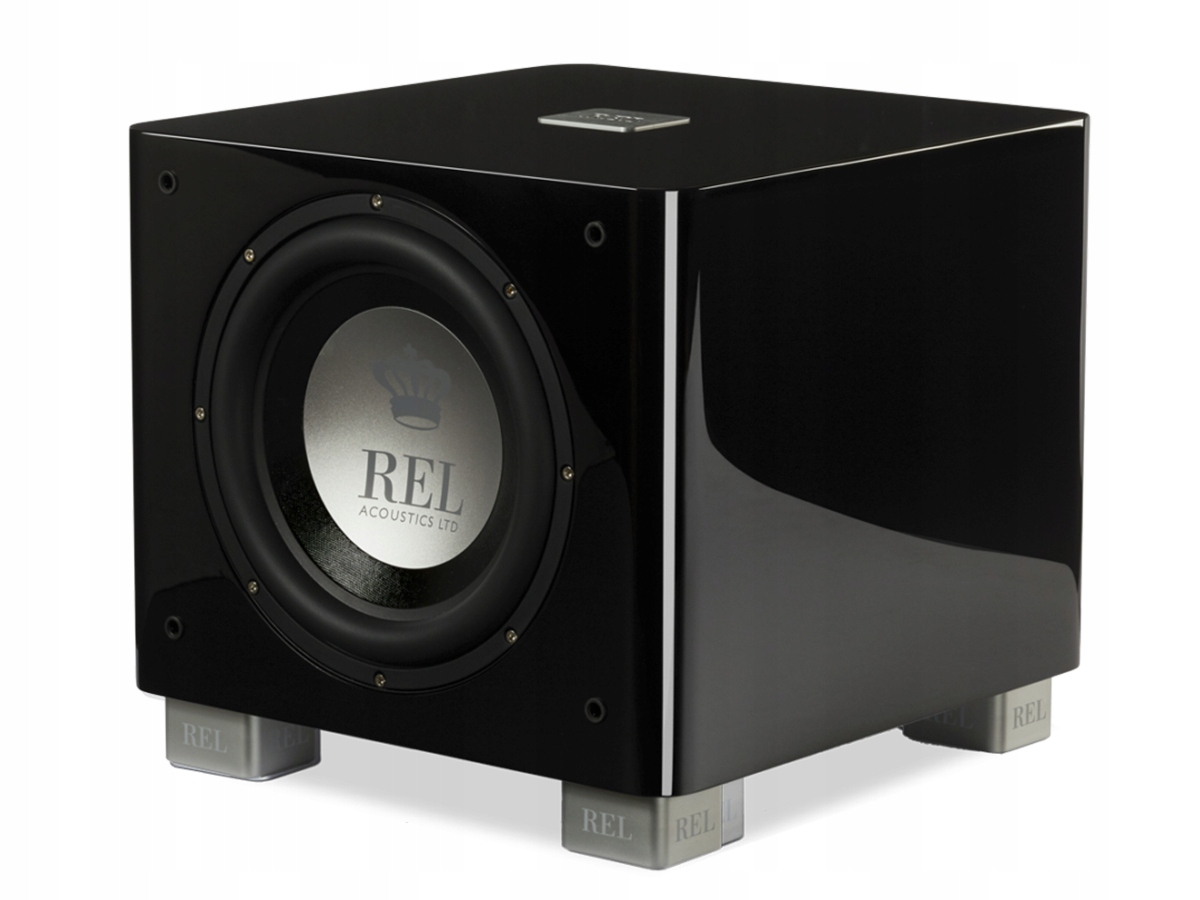 Rel T/9x Hi-Fi subwoofer s pasivní membránou, černý