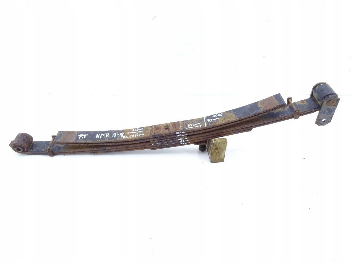 ISUZU N35 N75 NPR NQR 07-18 RESOR TYŁ 5 PIÓR 7CM