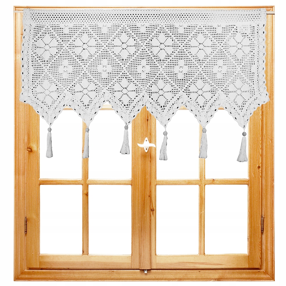 

Zasłona do kuchni Firanka zasłonka Biała 60x250 cm
