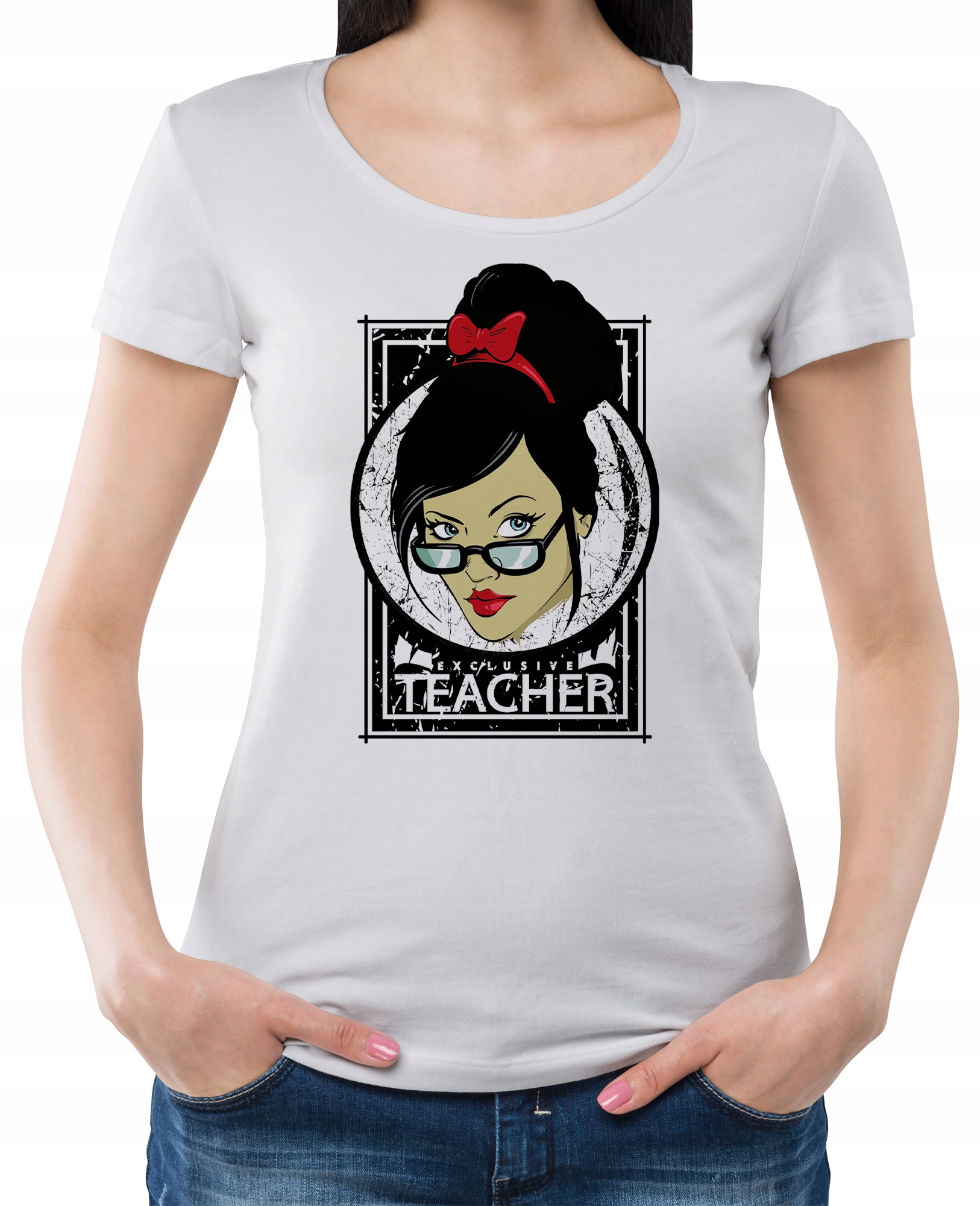 

Koszulka Best Teacher Ever dla nauczyciela XXL v2B