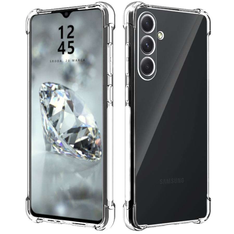 

Etui Do Samsung A34 5G Pancerne Shock Case Szkło