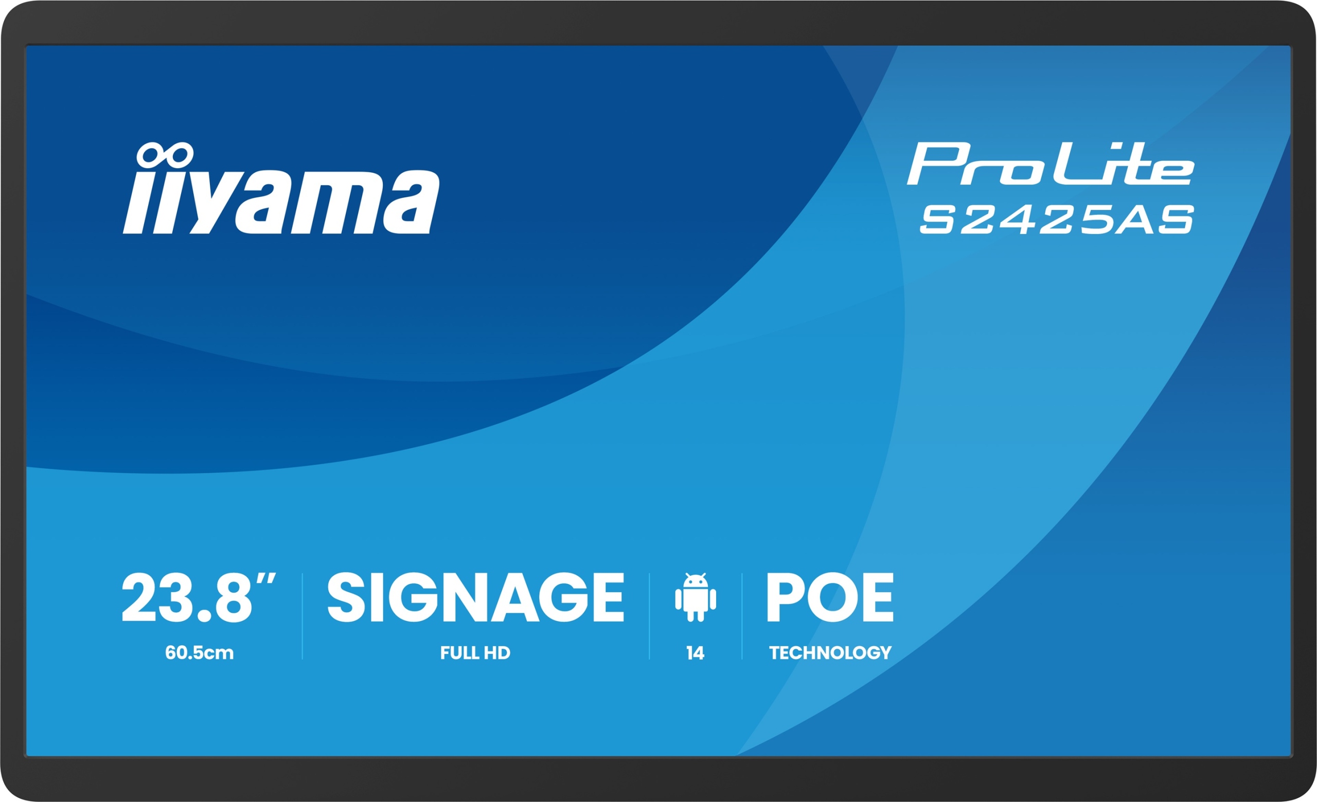 24" iiyama S2425AS-B1P: Ips, Fhd, Android