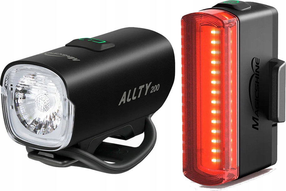 Lampki Rowerowe Zestaw Magicshine Allty 200 lm Seemee 20 V2.0