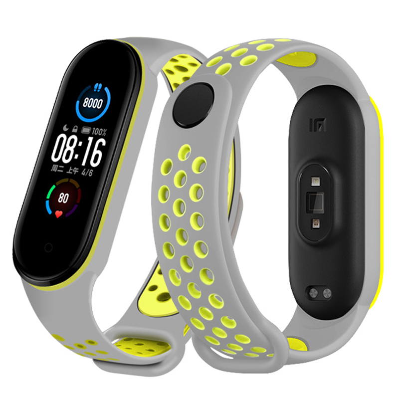 5x PASEK DO XIAOMI MI BAND 5 6 7 OPASKA KOLORY PASKI OPASKI Materiał inny
