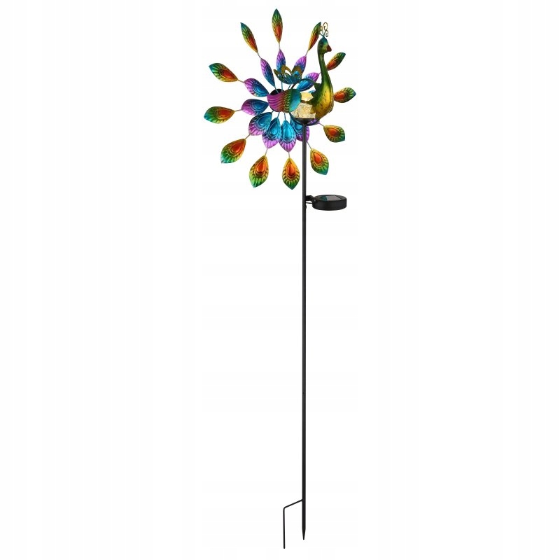 Solárna Led základná lampa 0,06W Paw s veterným kolesom Solar 36017 Globo