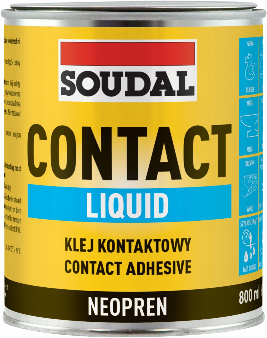 

Soudal Klej Montażowy Kontaktowy Neoprenowy 800ml