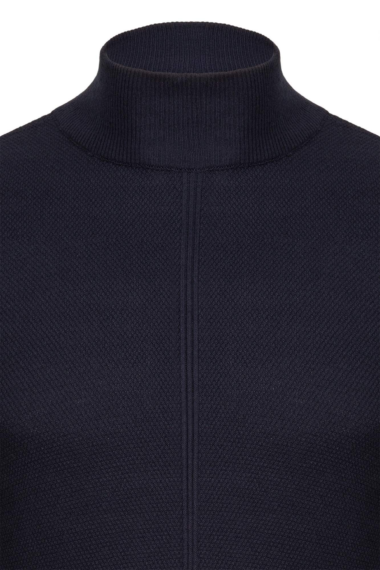 SWETER MĘSKI PÓŁGOLF GRANATOWY GOLF WEŁNA: M Model 12-2401