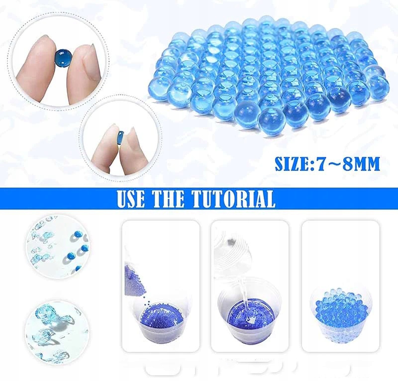 KARABIN PISTOLET AUTOMAT KULKI ŻELOWE MINI MP5 TŁU Stan opakowania oryginalne