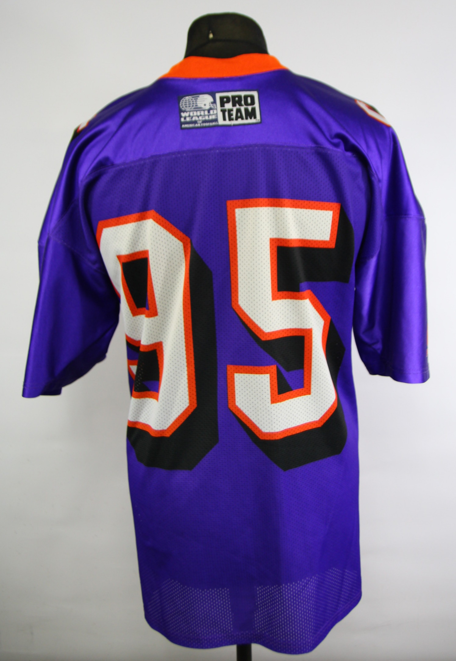 Reebok Frankfurt Galaxy koszulka NFL rozmiar L _ World Leagu #95 Typ koszulka