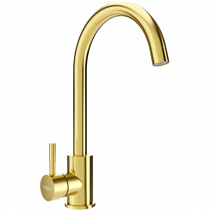 Mexen Foggia kuchyňská baterie, Zlatá