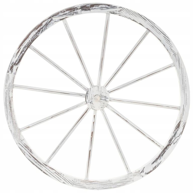 Garthen Dekorativní dřevěné kolo, 90 cm