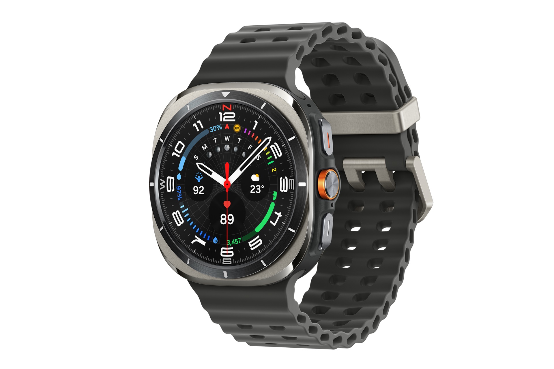 Samsung Galaxy Watch Ultra/ 47mm/ Titanium Silver/ Sport Band/ Gray Sm…