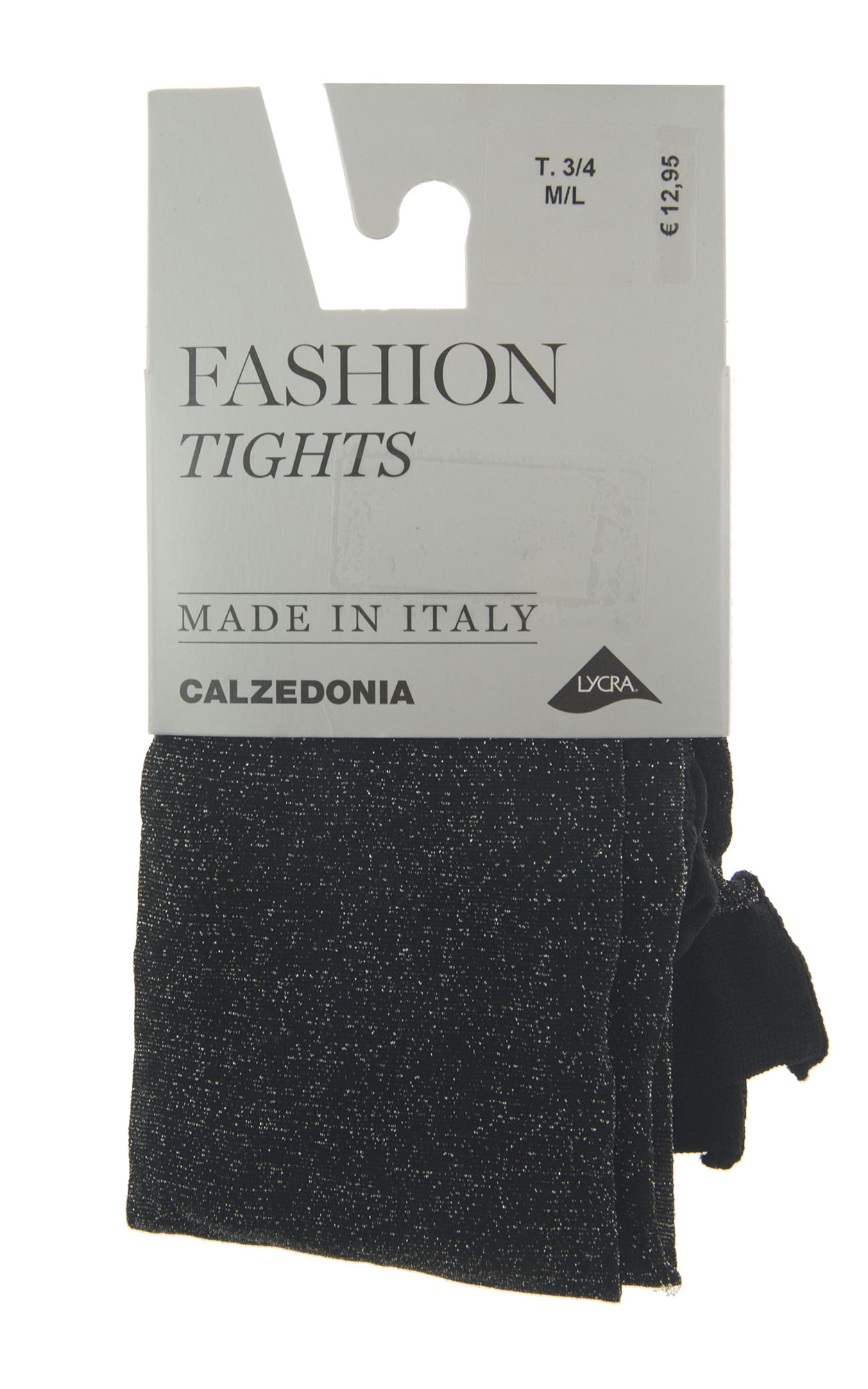 

Calzedonia rajstopy czarne srebrna nitka 4 L