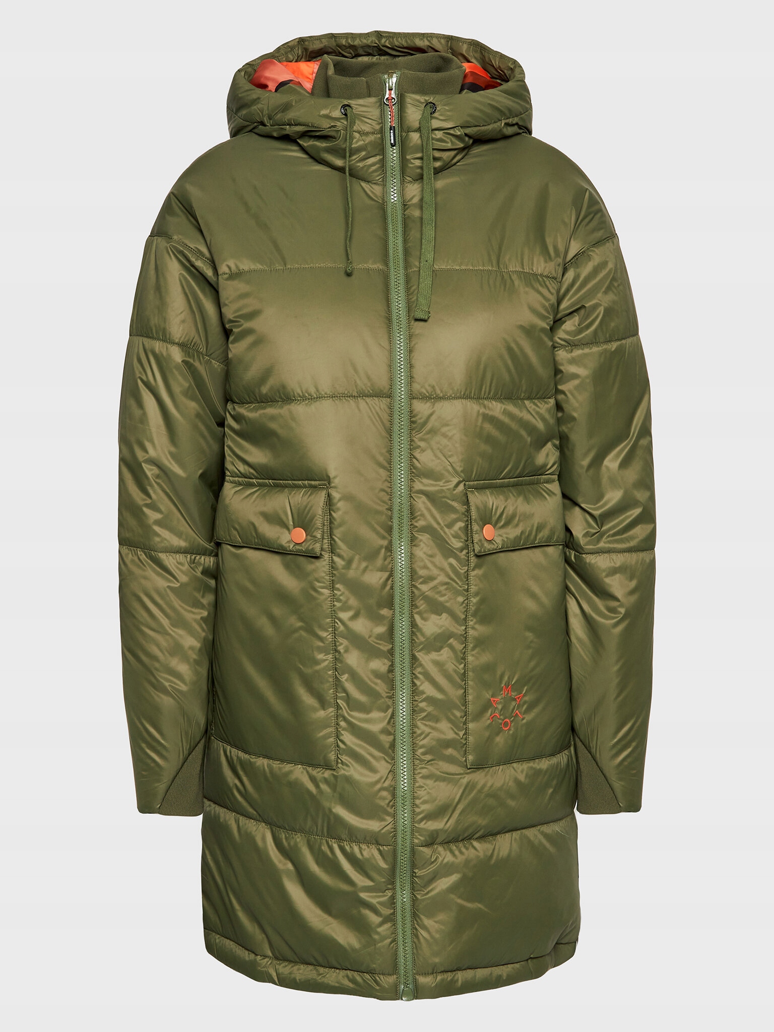 Maloja Kurtka puchowa Marcenam 34182-1-0560 Zielony Regular Fit