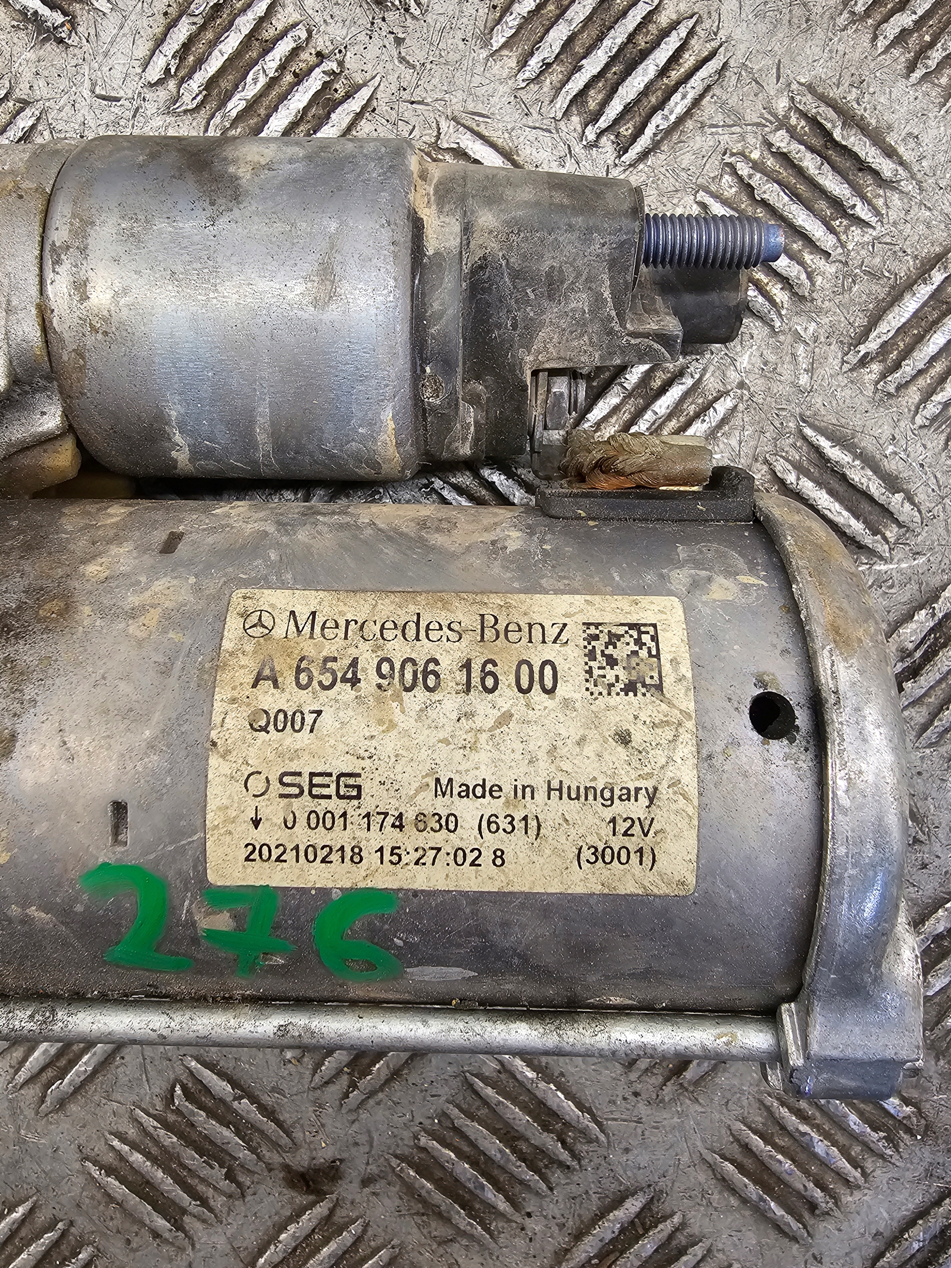 starter MERCEDES GLC W253 2.0CDI A6549061600