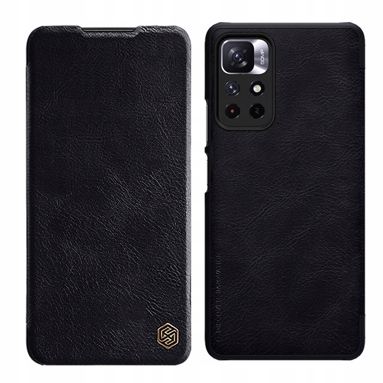 Etui z klapką Nillkin Qin Case Xiaomi Redmi Note 11 11S 11T 5G Poco M4 Pro