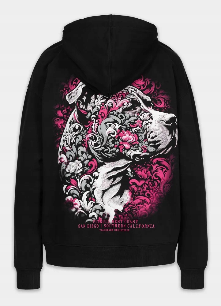 Bluza z kapturem Tattoo klasyczna kangurka z nadrukiem XL