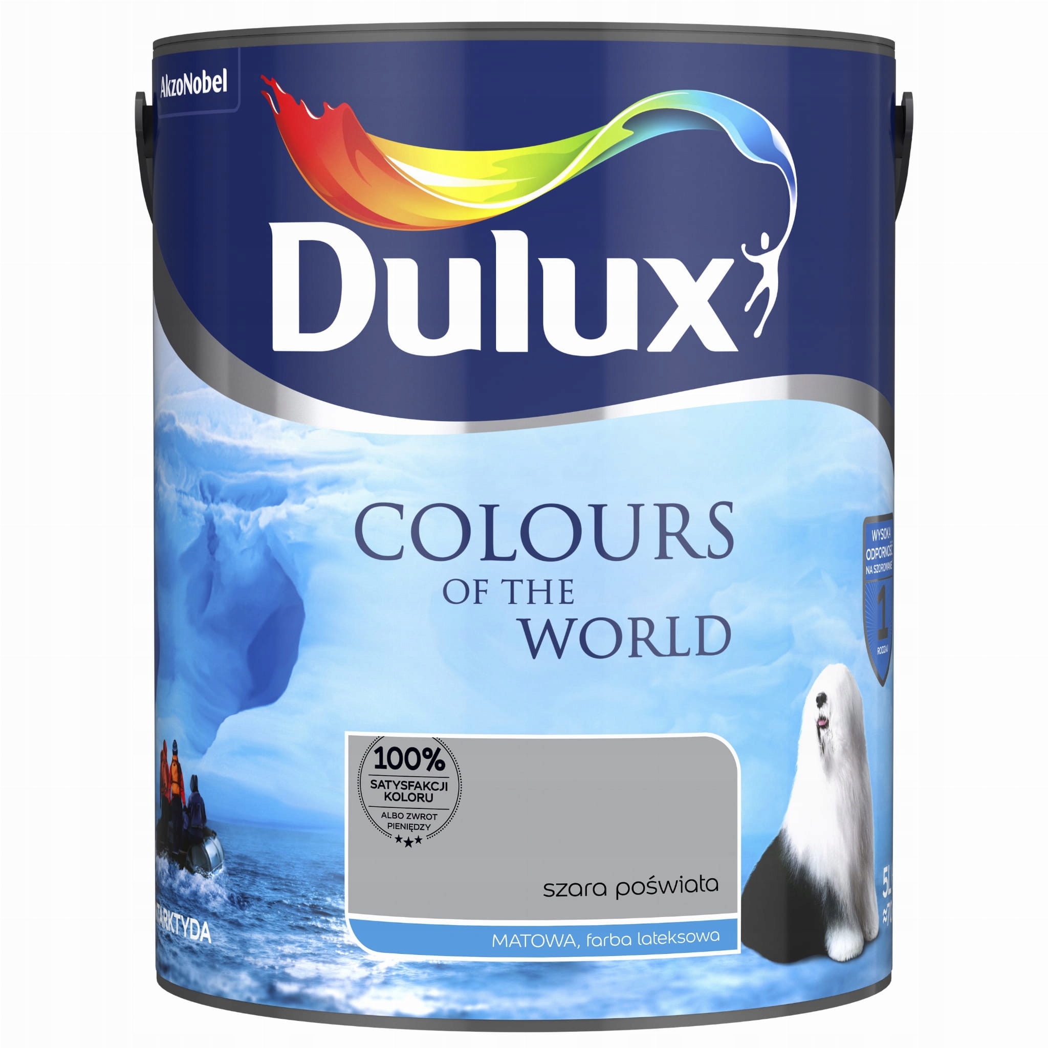 

Farba Dulux Świata Szara Poświata 5L